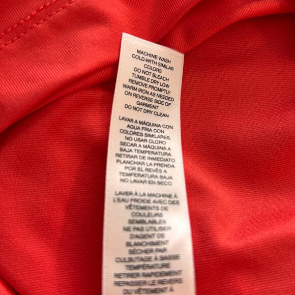 Chico's Wms Large Silky Feel Orange Camisole Nylon Stretch Layering Tank - Picture 7 of 8